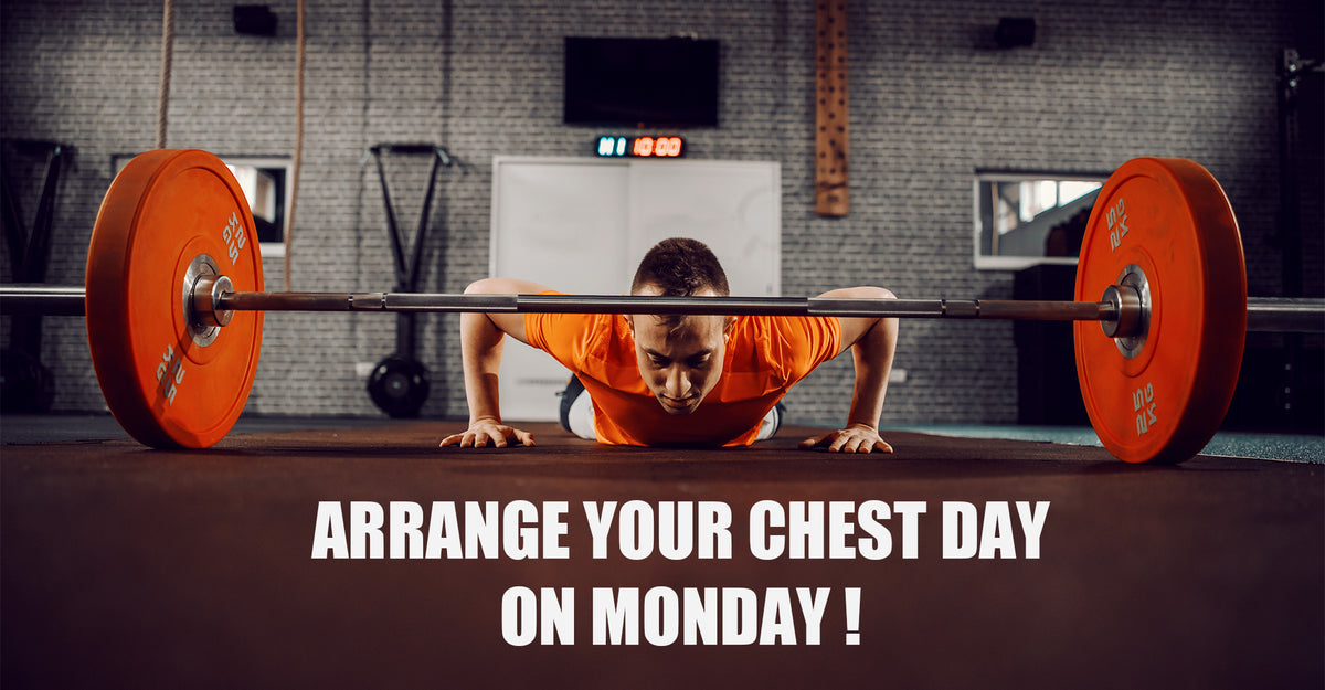 No more chest day Monday's Time for the change ⬆️