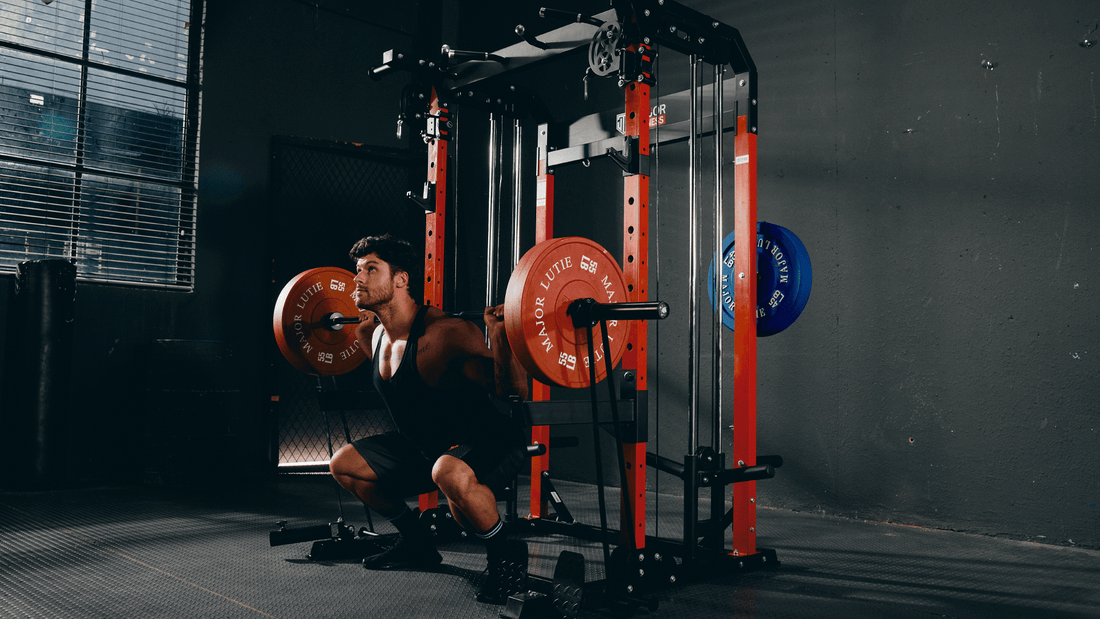 Workout with the All-in-One  F22 Power Rack home gym