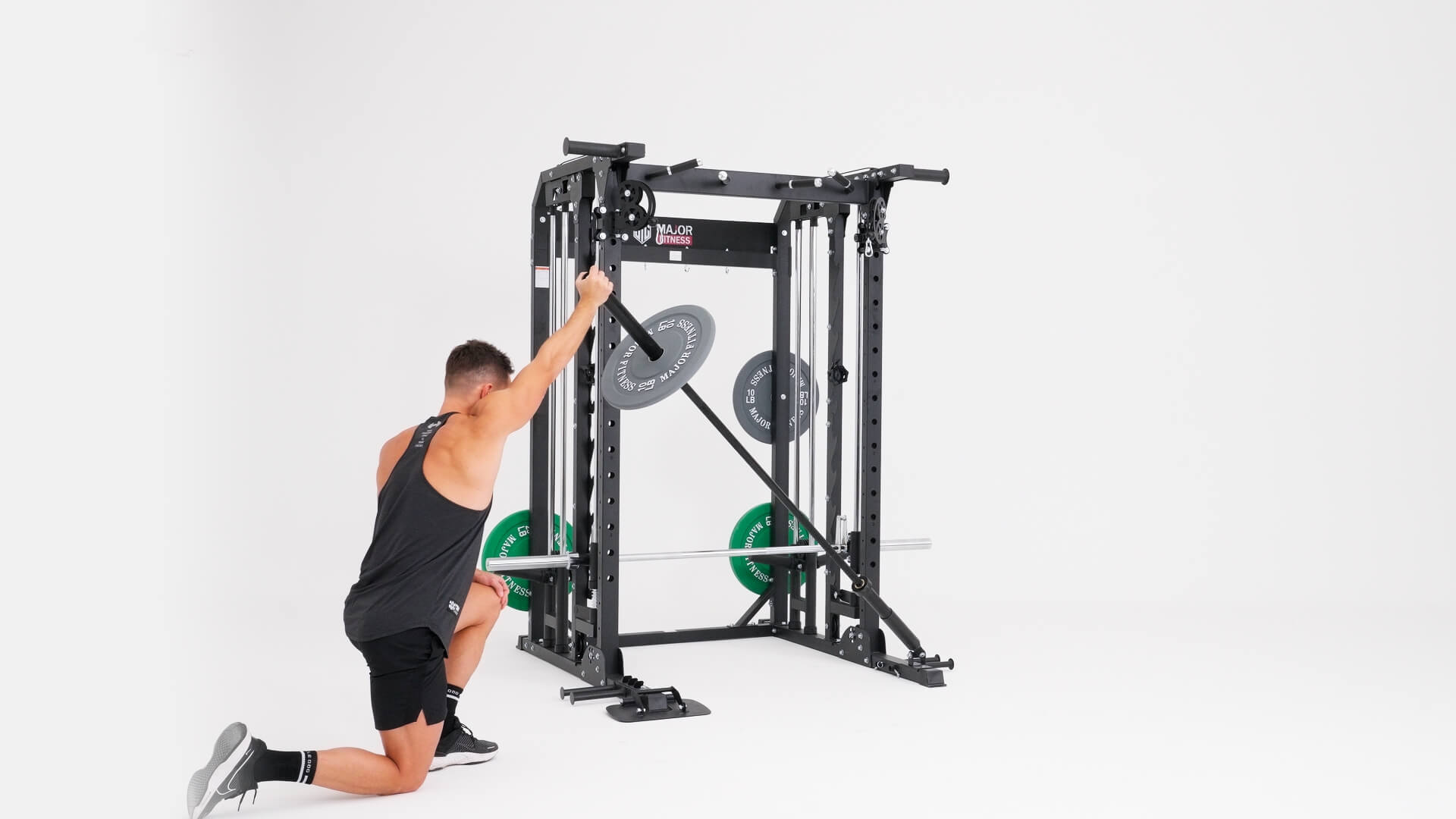 How To Do The Landmine Half-kneeling Shoulder Press?