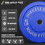 MAJOR FITNESS Low Bounce Bumper Plates Olympic Weight Plates Set
