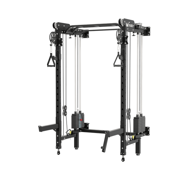 MAJOR FITNESS All-In-One Home Gym Folding Power Rack Lightning F35 Christmas Special Package
