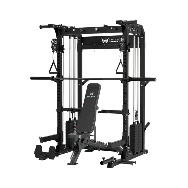 Major Fitness F22 Pro All-In-One Power Rack Package Home Gym
