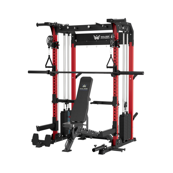 Major Fitness F22 Pro All-In-One Power Rack Package Home Gym
