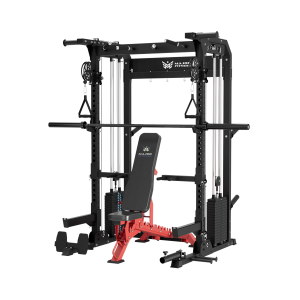 Major Fitness F22 Pro All-In-One Power Rack Package Home Gym
