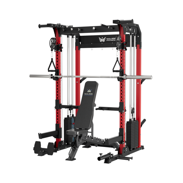 Major Fitness F22 Pro All-In-One Power Rack Package Home Gym
