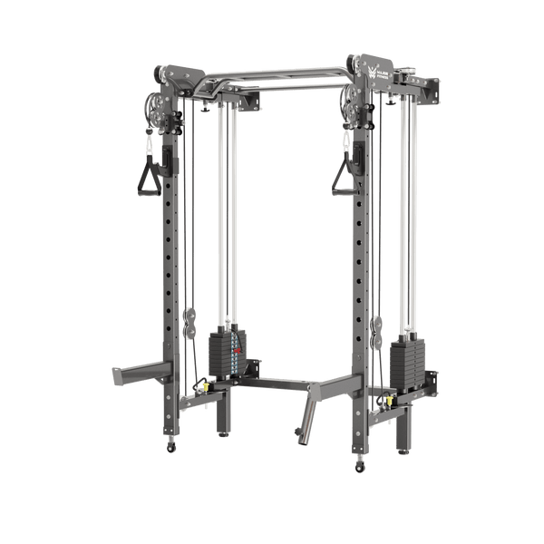 MAJOR FITNESS All-In-One Home Gym Folding Power Rack Lightning F35 Christmas Special Package
