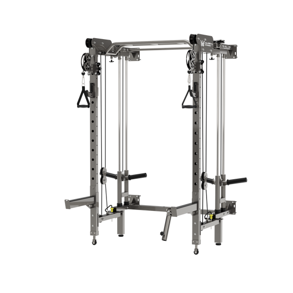 Major Fitness Lightning  F35 Wall-Mount Folding All-In-One Power Rack Home Gym
