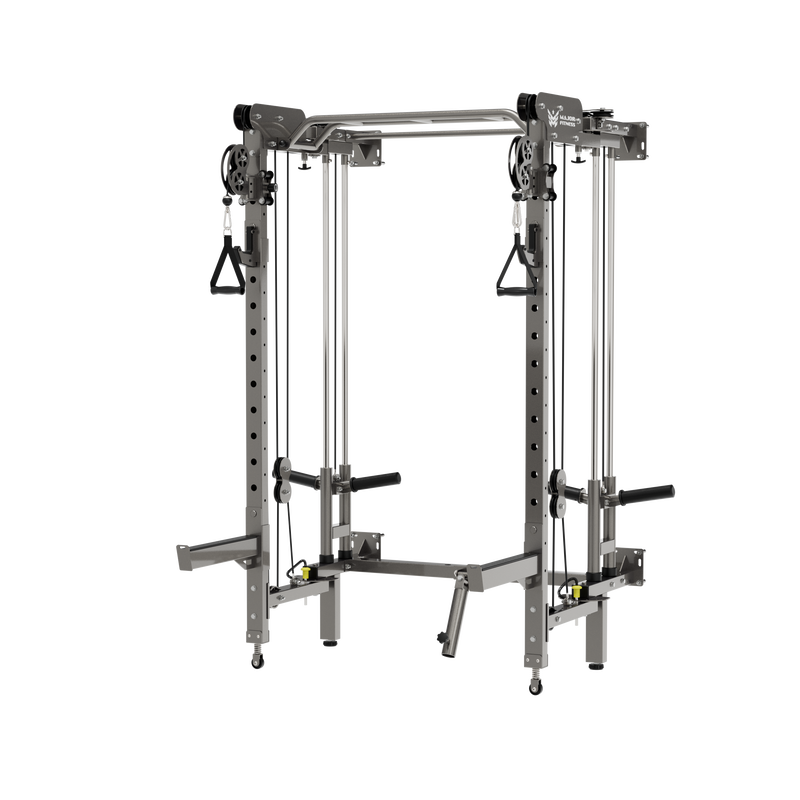 MAJOR FITNESS All-In-One Home Gym Folding Power Rack Lightning F35