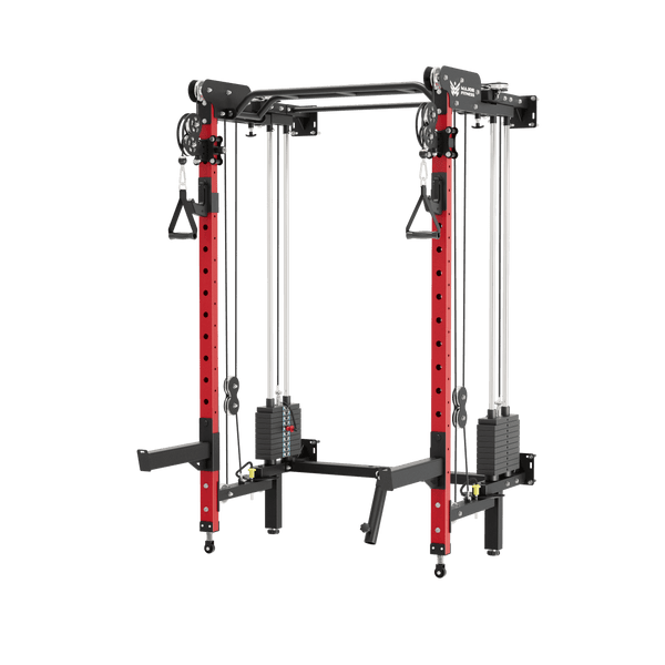 MAJOR FITNESS All-In-One Home Gym Folding Power Rack Lightning F35 Christmas Special Package
