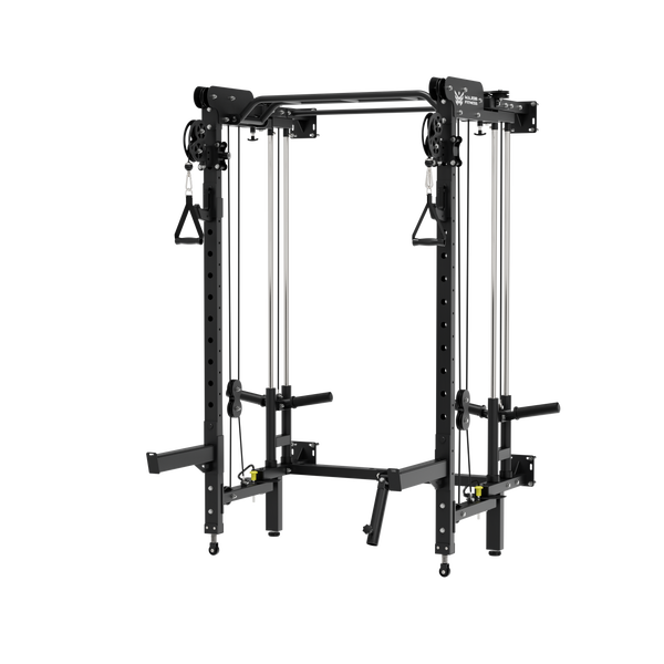 Major Fitness Lightning  F35 Wall-Mount Folding All-In-One Power Rack Home Gym