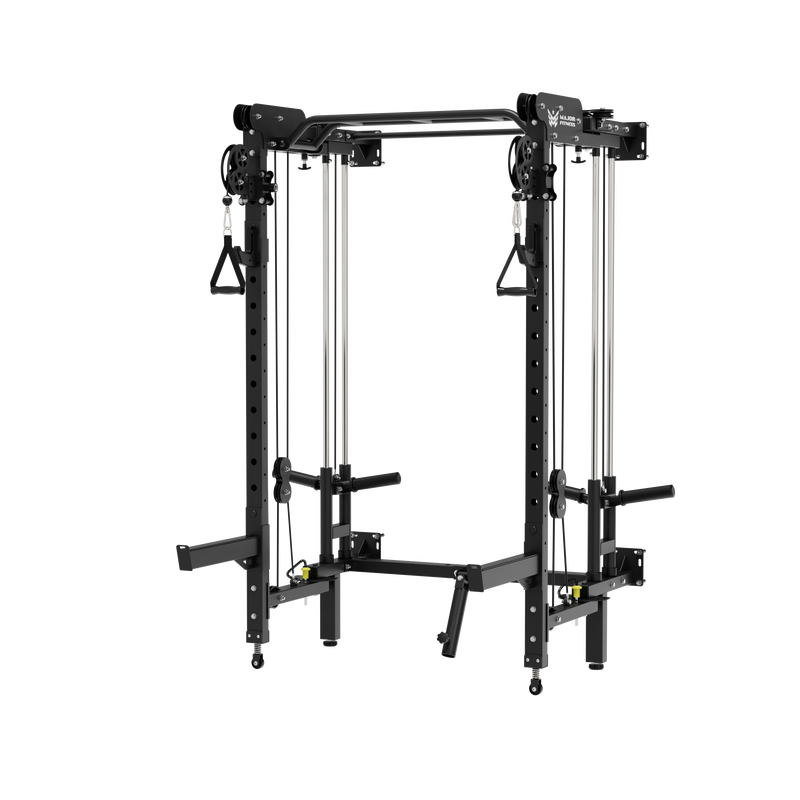 MAJOR FITNESS All-In-One Home Gym Folding Power Rack Lightning F35