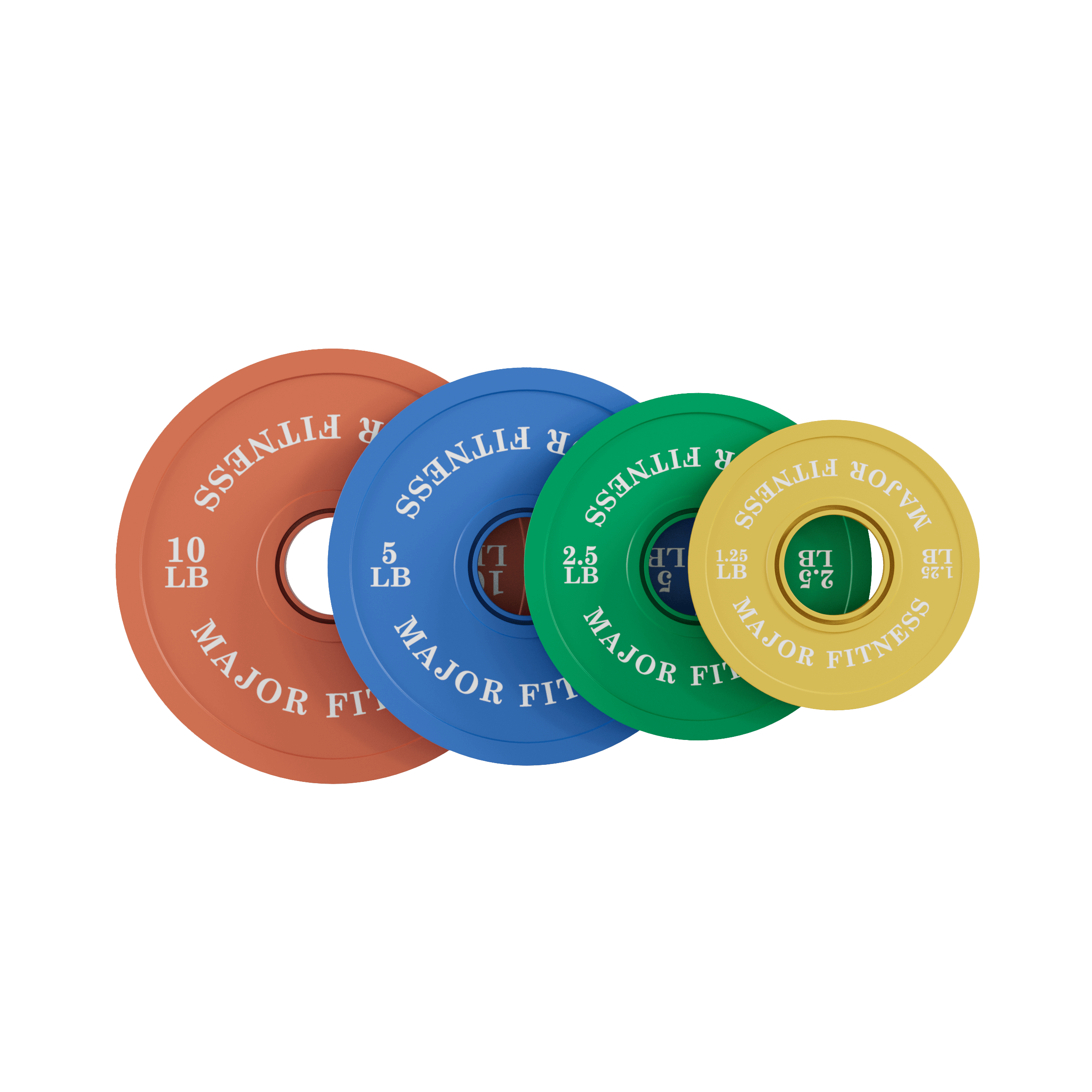 MAJOR FITNESS Change Plates 1.25LB-10LB Set