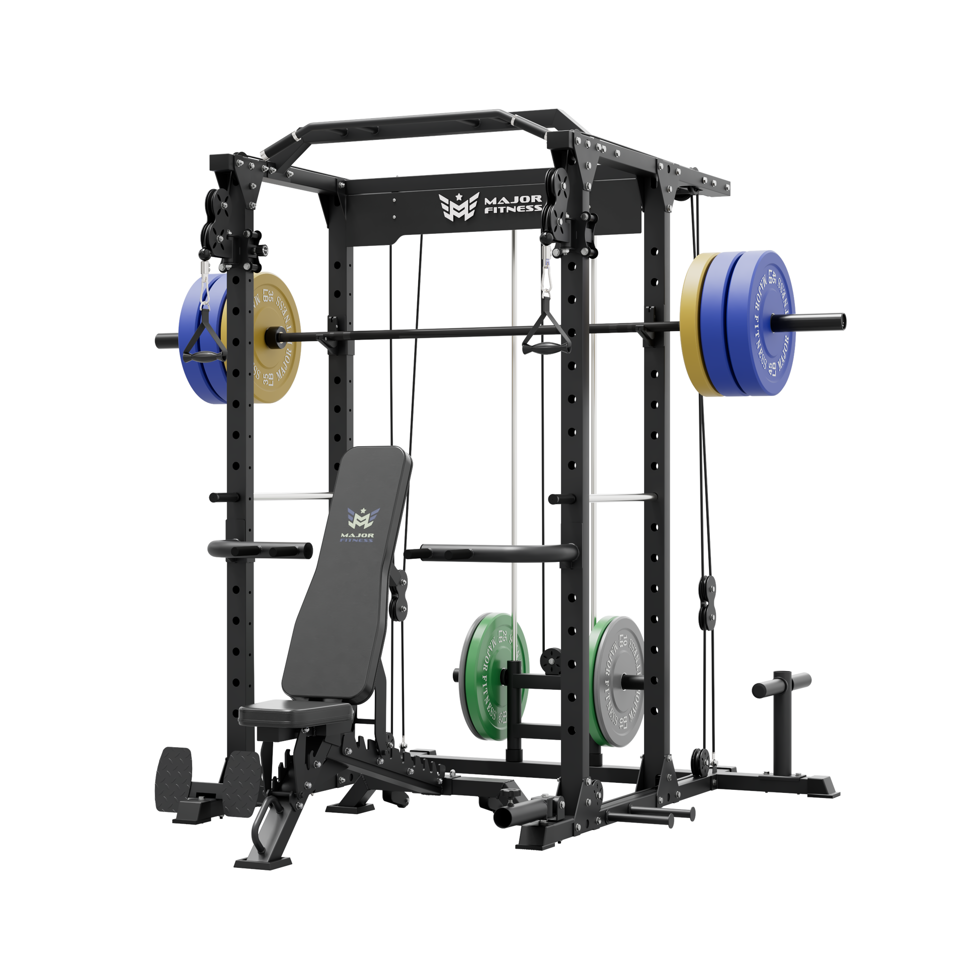 Major Fitness PLM03 Power Rack All-In-One Home Gym