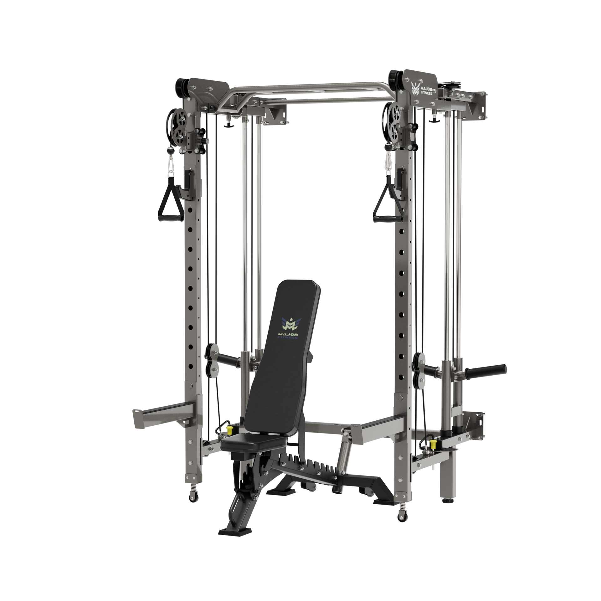 Major Fitness Lightning  F35 Wall-Mount Folding All-In-One Power Rack Home Gym