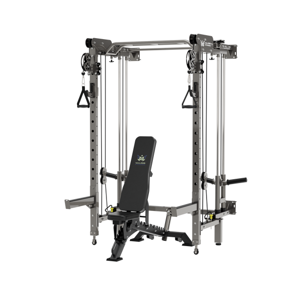 MAJOR FITNESS All-In-One Home Gym Folding Power Rack Lightning F35
