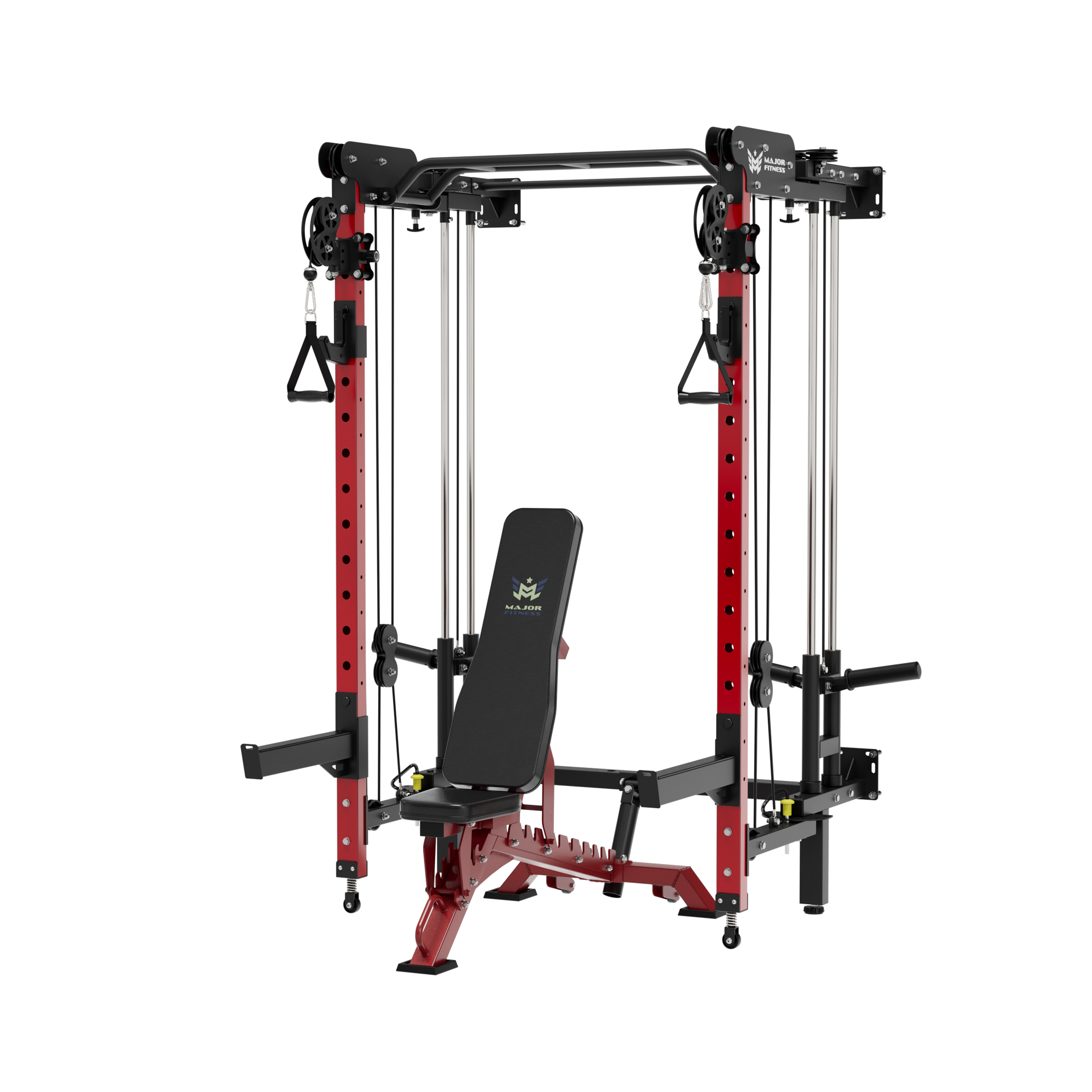 Major Fitness Lightning  F35 Wall-Mount Folding All-In-One Power Rack Home Gym