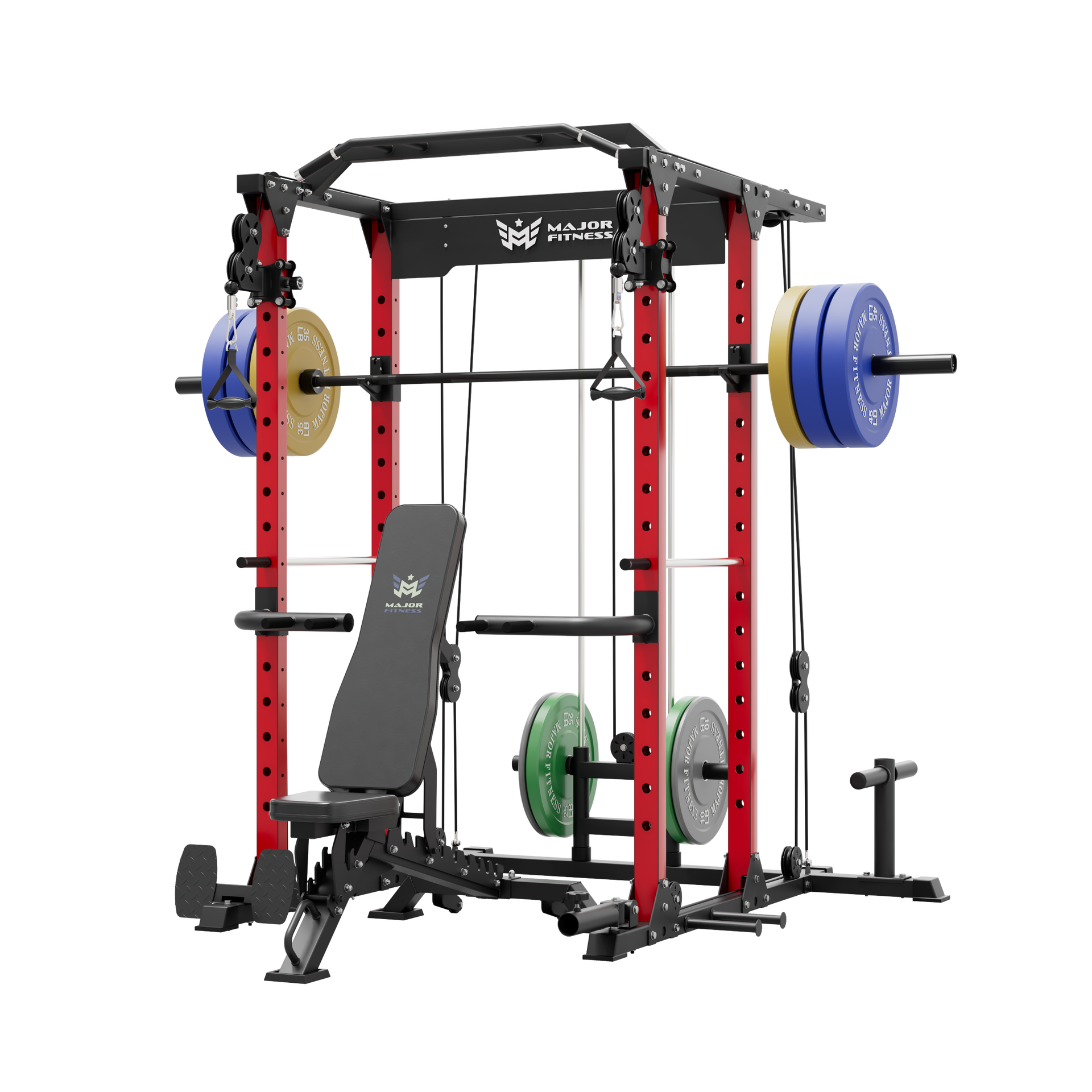 MAJOR FITNESS All-In-One Home Gym Power Rack PLM03