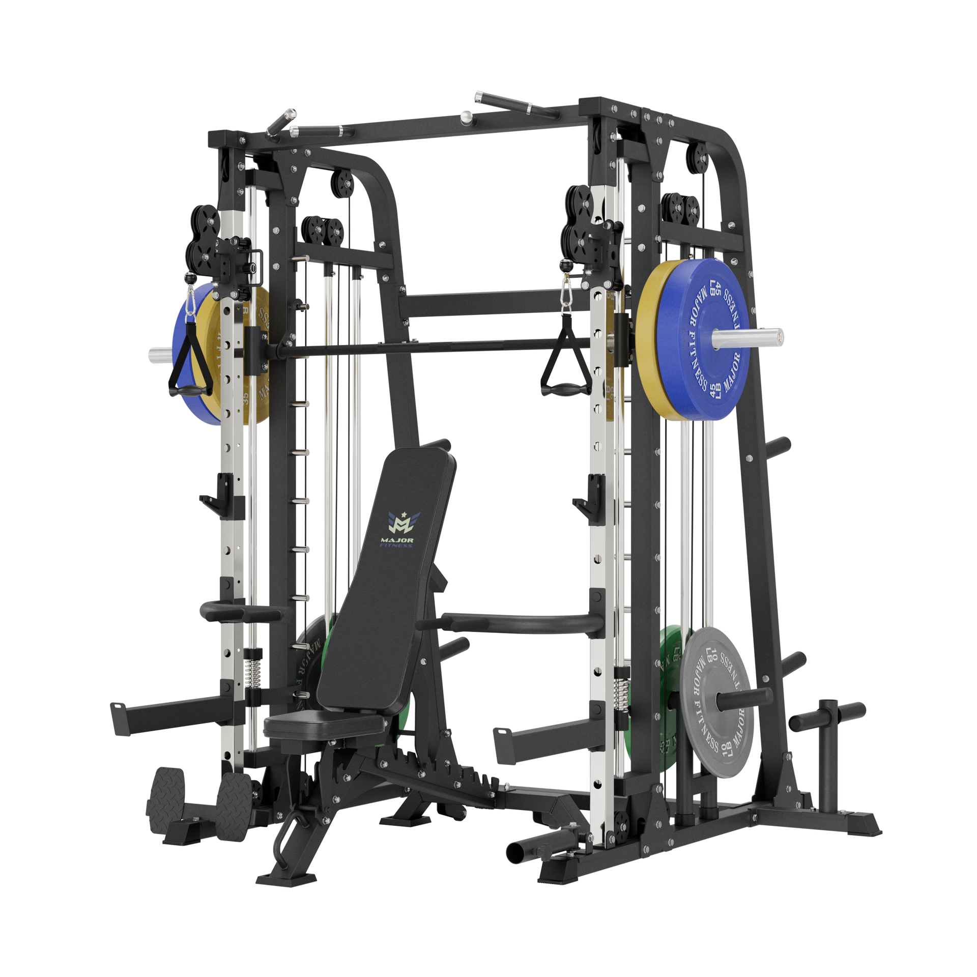 MAJOR FITNESS All-In-One Home Gym Smith Machine Spirit B2