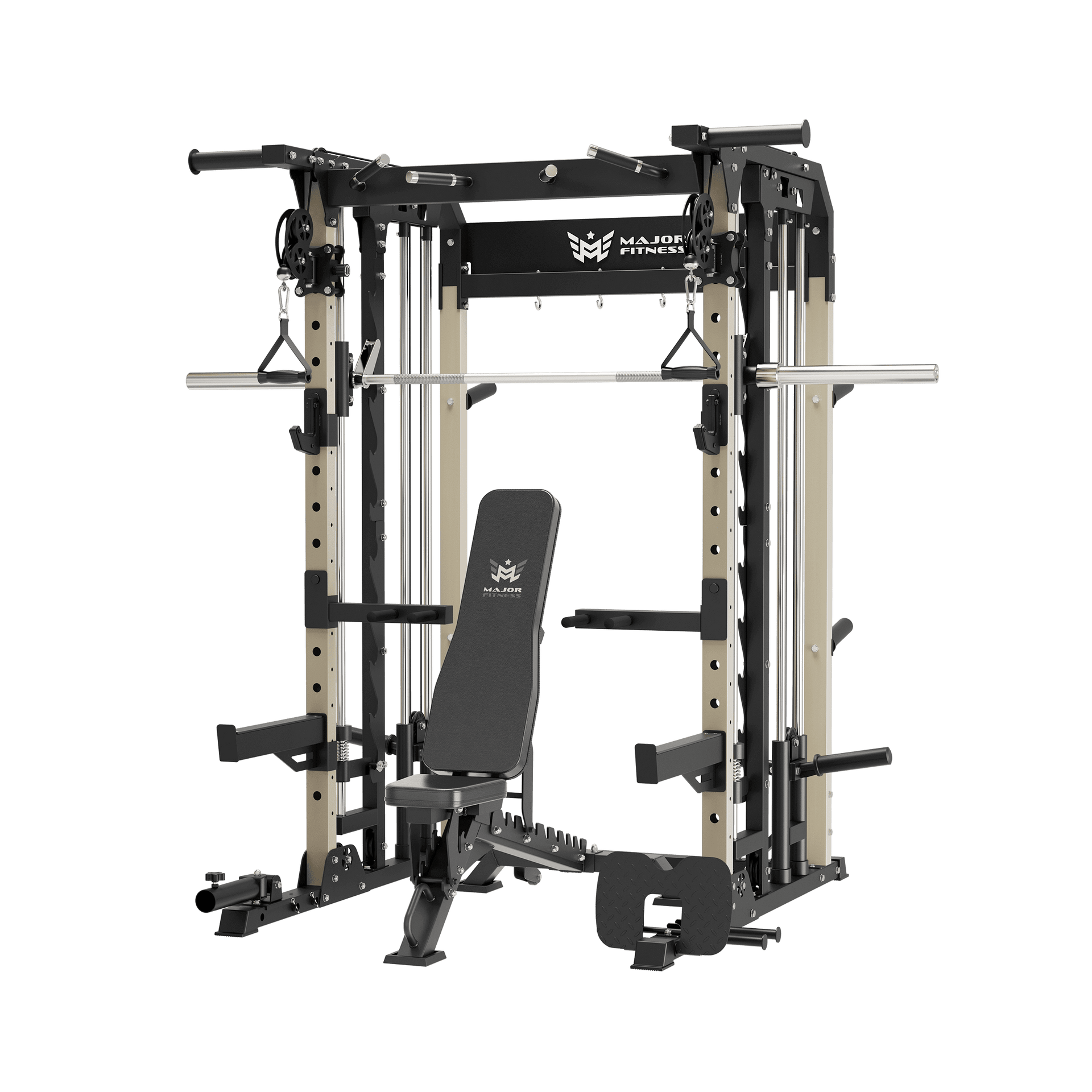 MAJOR FITNESS All-In-One Home Gym Smith Machine Spirit B52