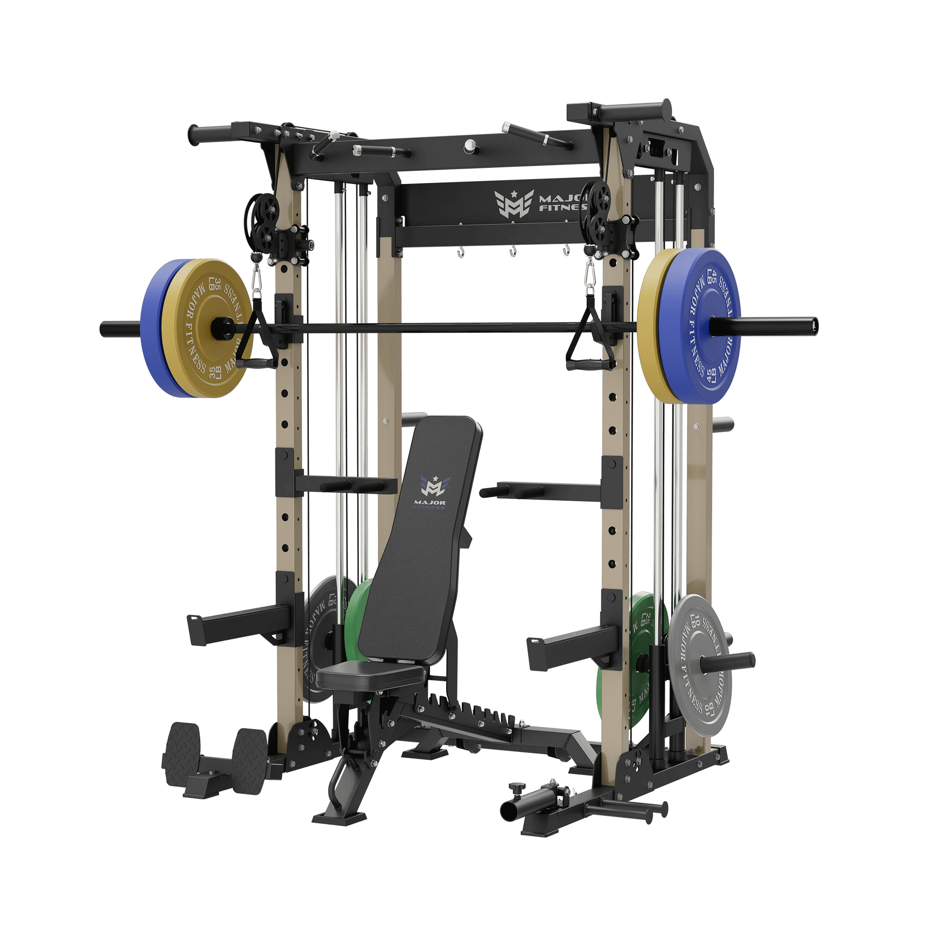 MAJOR FITNESS All-In-One Home Gym Power Rack F22