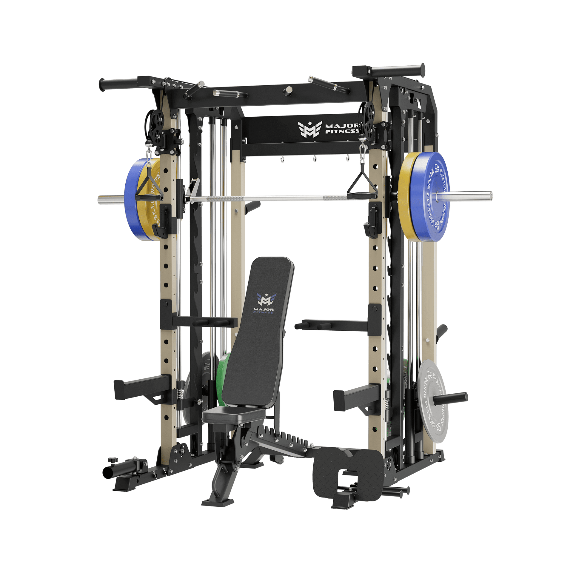 MAJOR FITNESS All-In-One Home Gym Smith Machine Spirit B52