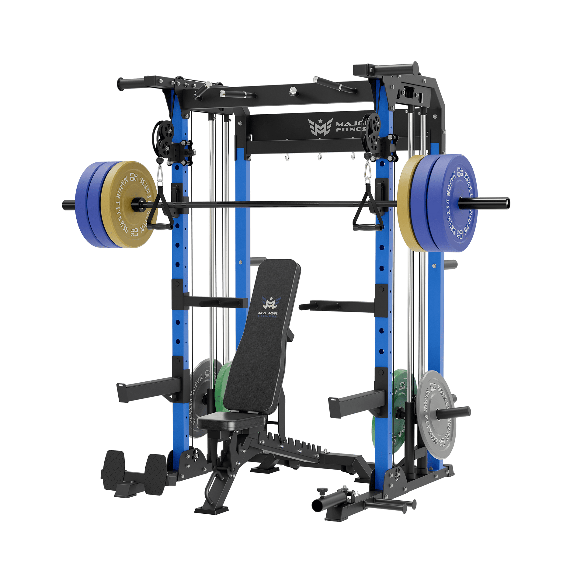 MAJOR FITNESS All-In-One Home Gym Power Rack Package F22