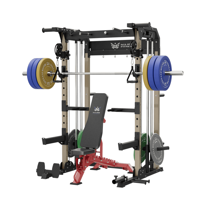 MAJOR FITNESS All-In-One Home Gym Power Rack Package F22