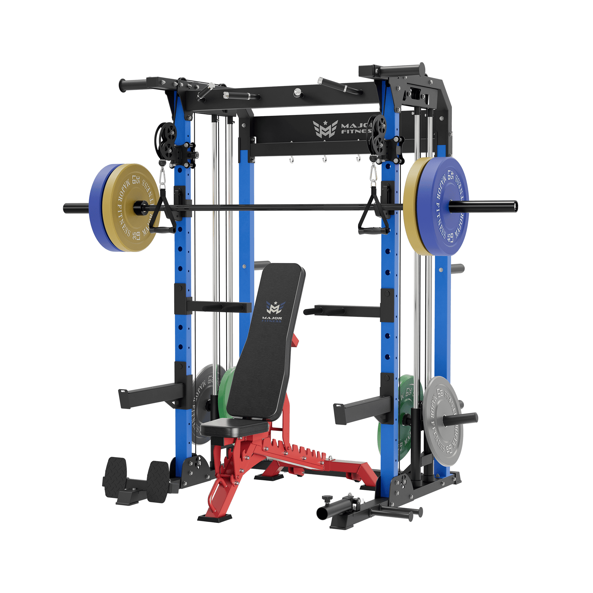 MAJOR FITNESS All-In-One Home Gym Power Rack Package F22