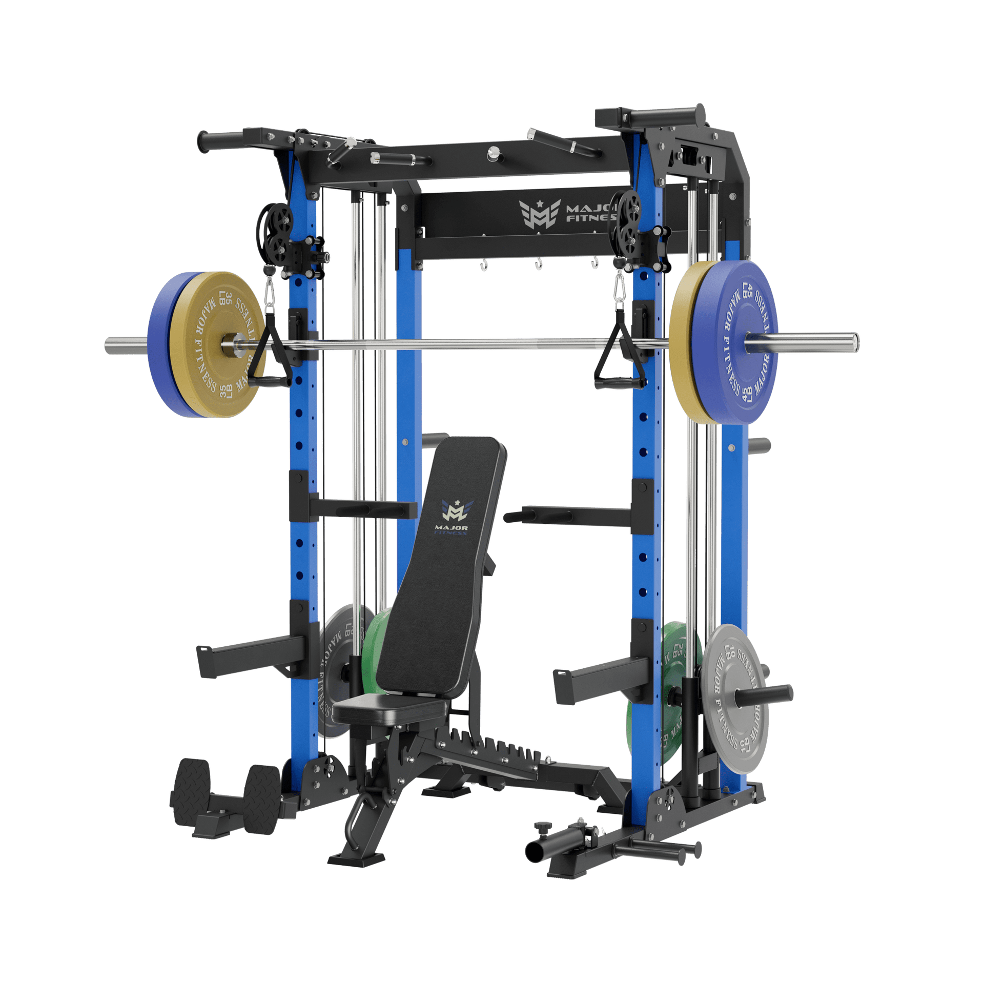 MAJOR FITNESS All-In-One Home Gym Power Rack Package F22