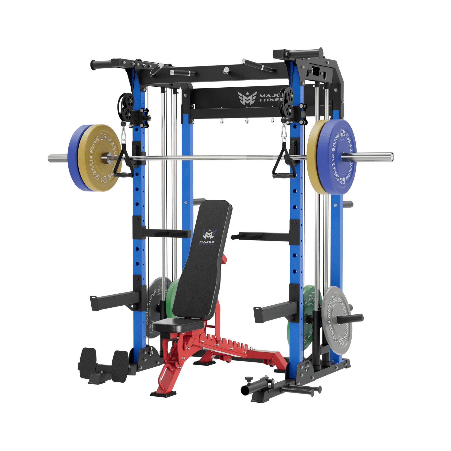 MAJOR FITNESS All-In-One Home Gym Power Rack Package F22