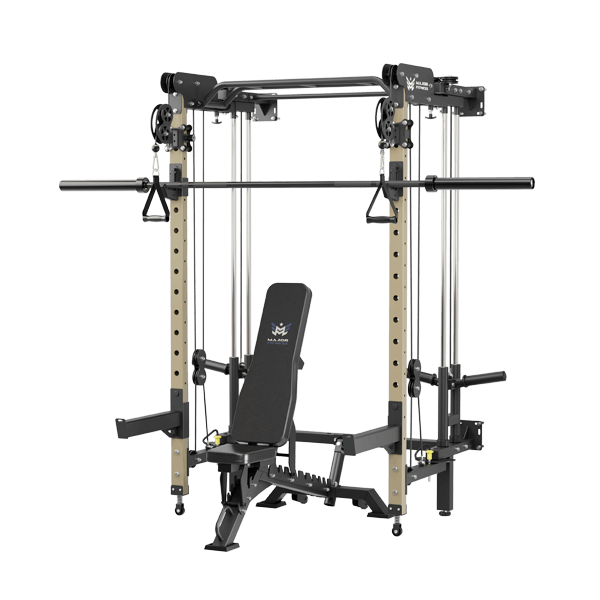 Major Fitness Lightning  F35 Wall-Mount Folding All-In-One Power Rack Home Gym