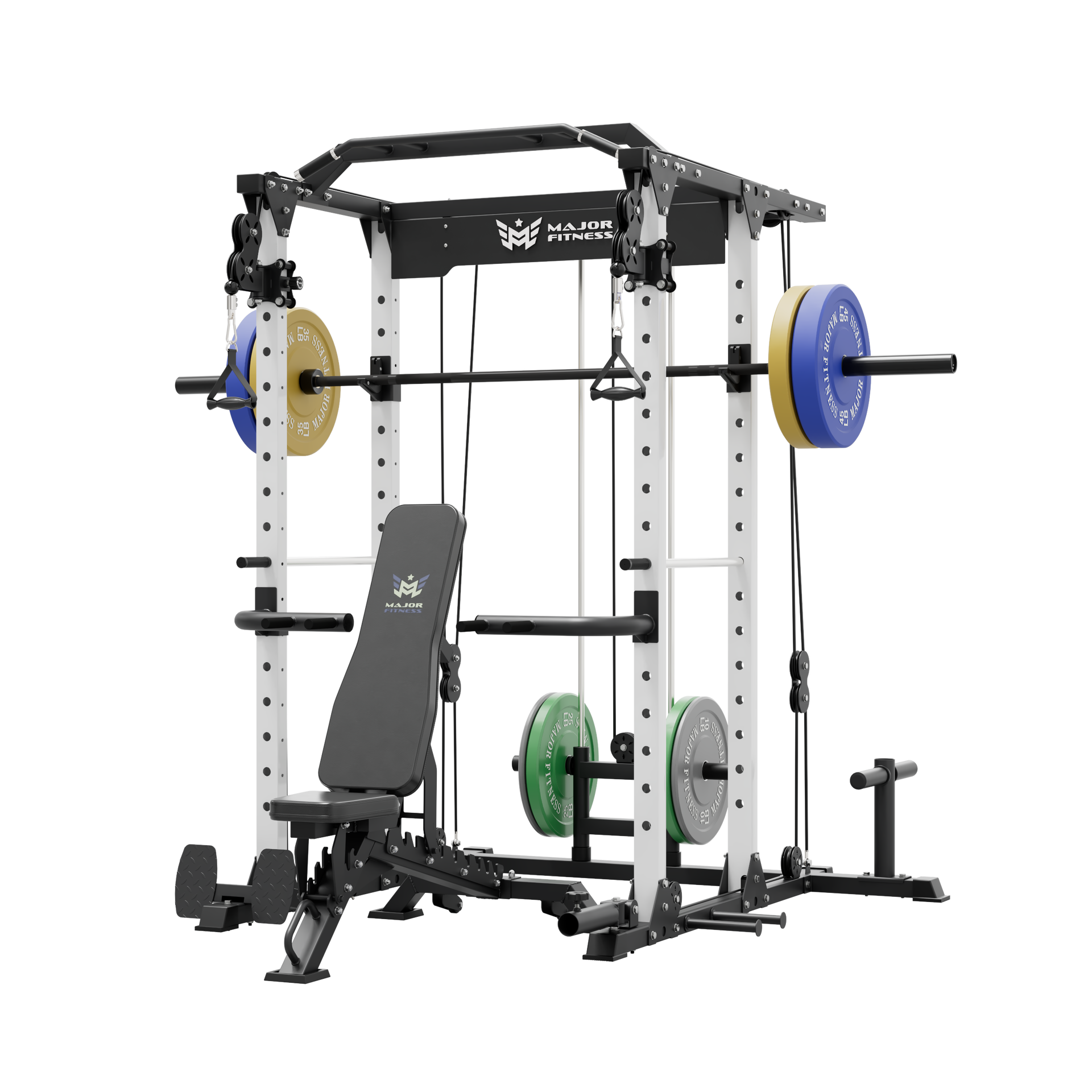 MAJOR FITNESS All-In-One Home Gym Power Rack PLM03