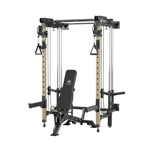 Major Fitness Lightning  F35 Wall-Mount Folding All-In-One Power Rack Home Gym