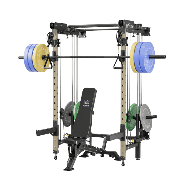 MAJOR FITNESS All-In-One Home Gym Folding Power Rack Lightning F35