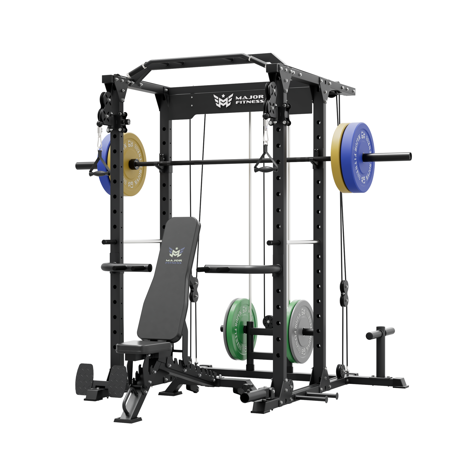 MAJOR FITNESS All-In-One Home Gym Power Rack PLM03