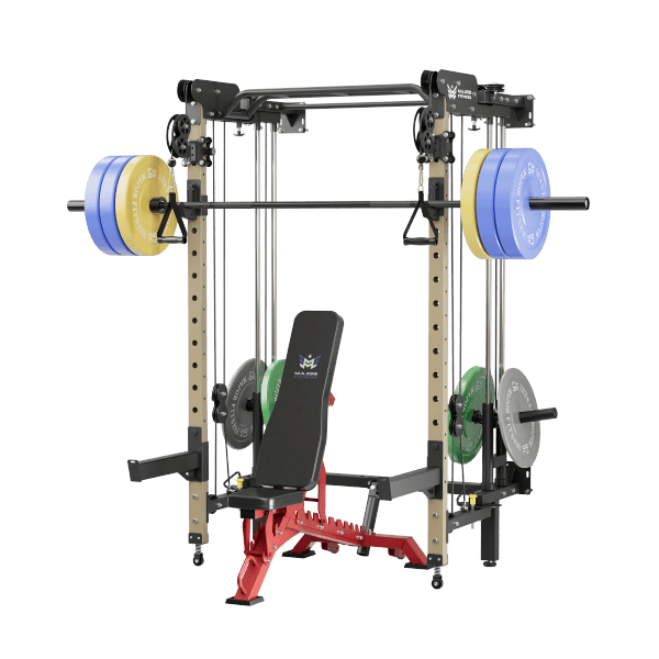 MAJOR FITNESS All-In-One Home Gym Folding Power Rack Package Lightning F35
