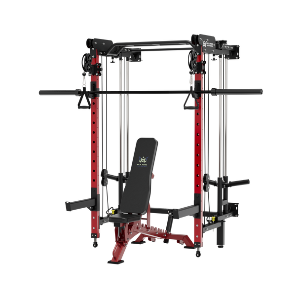 MAJOR FITNESS All-In-One Home Gym Folding Power Rack Lightning F35
