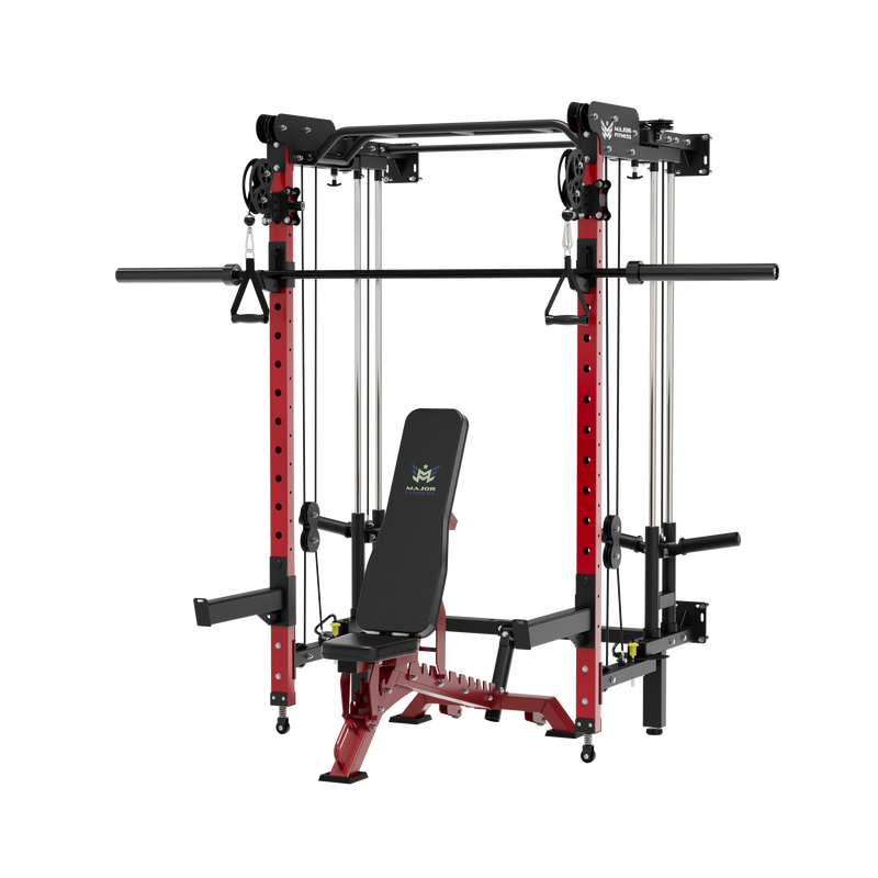 MAJOR FITNESS All-In-One Home Gym Folding Power Rack Lightning F35