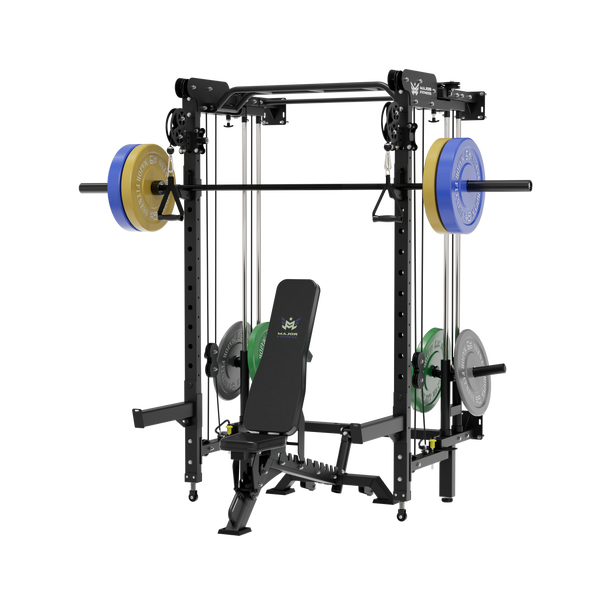 MAJOR FITNESS All-In-One Home Gym Folding Power Rack Lightning F35
