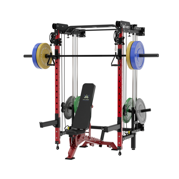 MAJOR FITNESS All-In-One Home Gym Folding Power Rack Lightning F35
