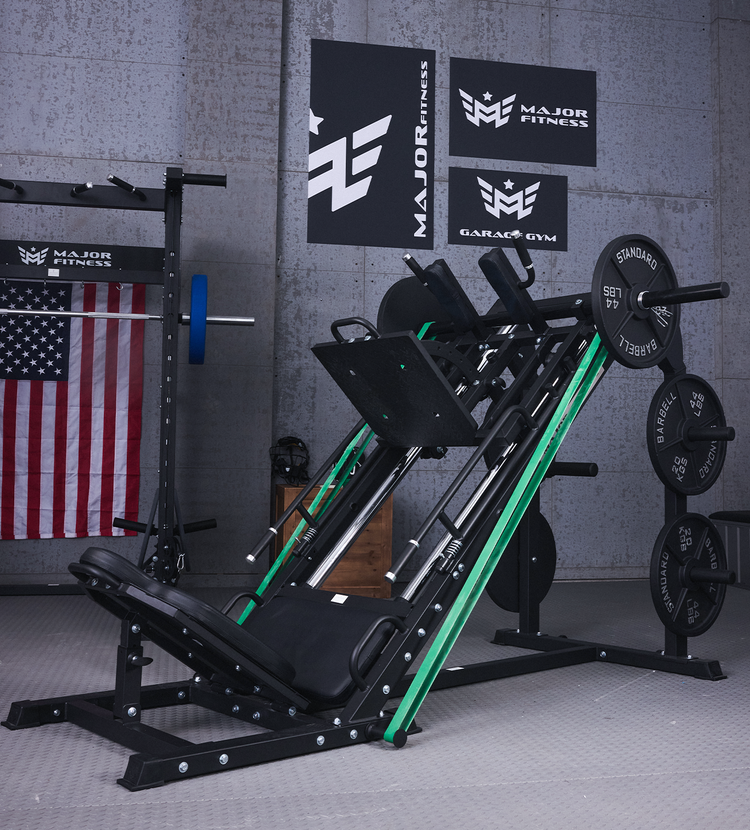 Full view of the AH1 Hack Squat Machine