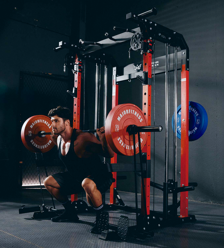 Squat on the F22 Power Rack