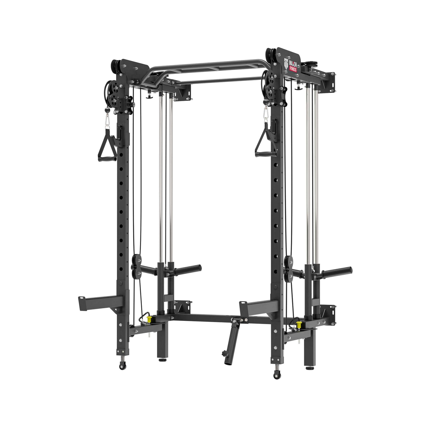 MAJOR FITNESS F35 All-In-One Folding Power Rack - Versatile, Space ...