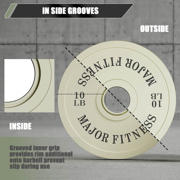 MAJOR FITNESS Change Plates 1.25LB-10LB Set
