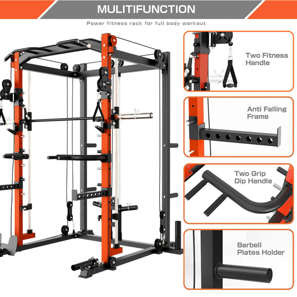 MAJOR FITNESS All-In-One Home Gym Smith Machine Package SML07