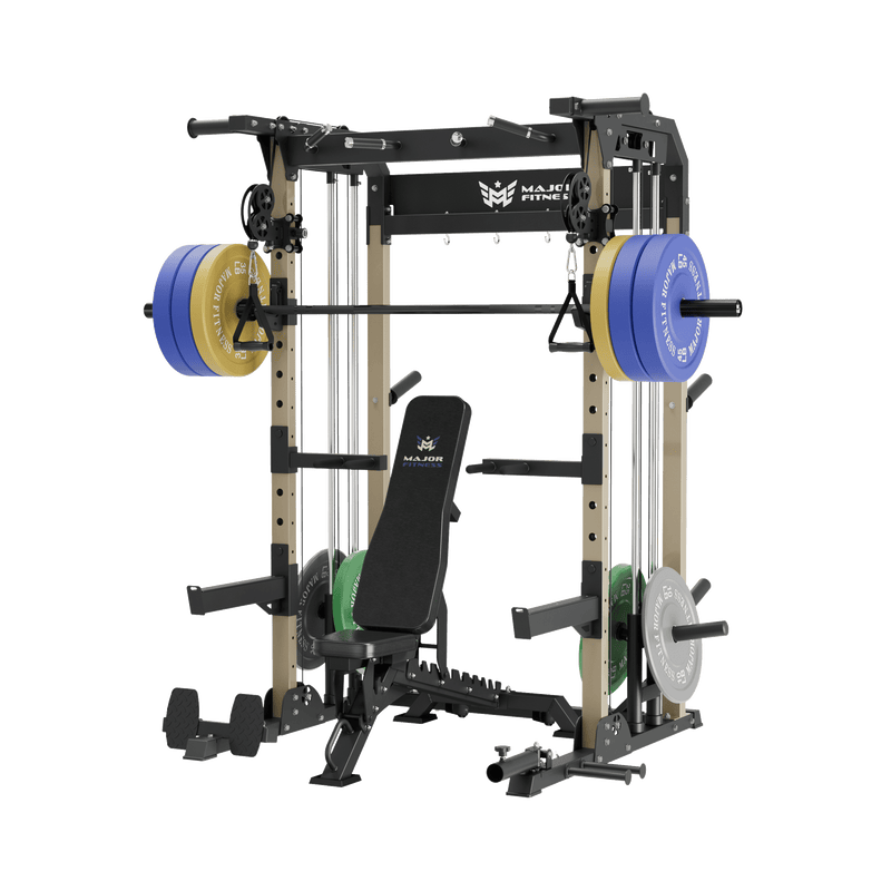 MAJOR FITNESS All-In-One Home Gym Power Rack Package F22