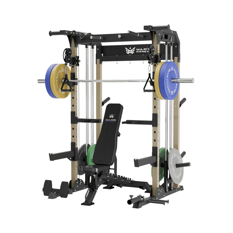 MAJOR FITNESS All-In-One Home Gym Power Rack Package F22