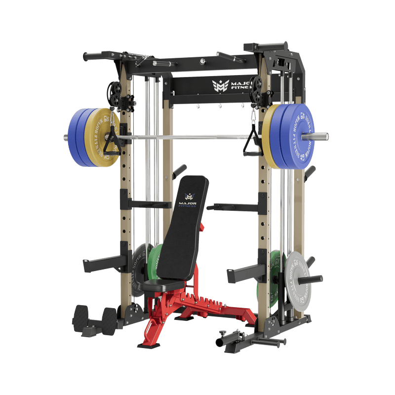 MAJOR FITNESS All-In-One Home Gym Power Rack Package F22