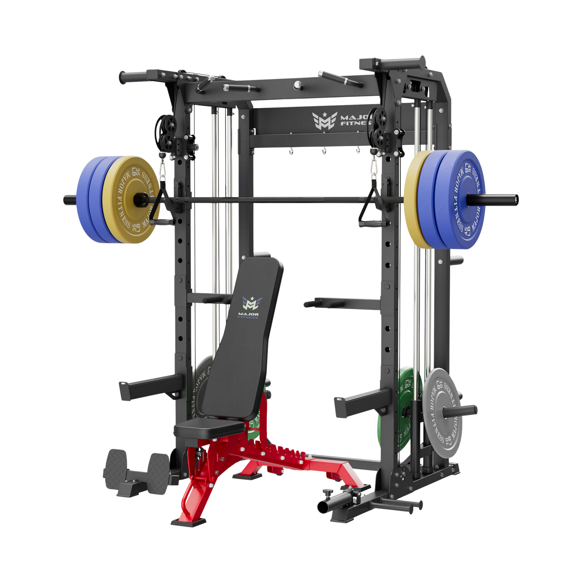 MAJOR FITNESS All-In-One Home Gym Power Rack Package F22