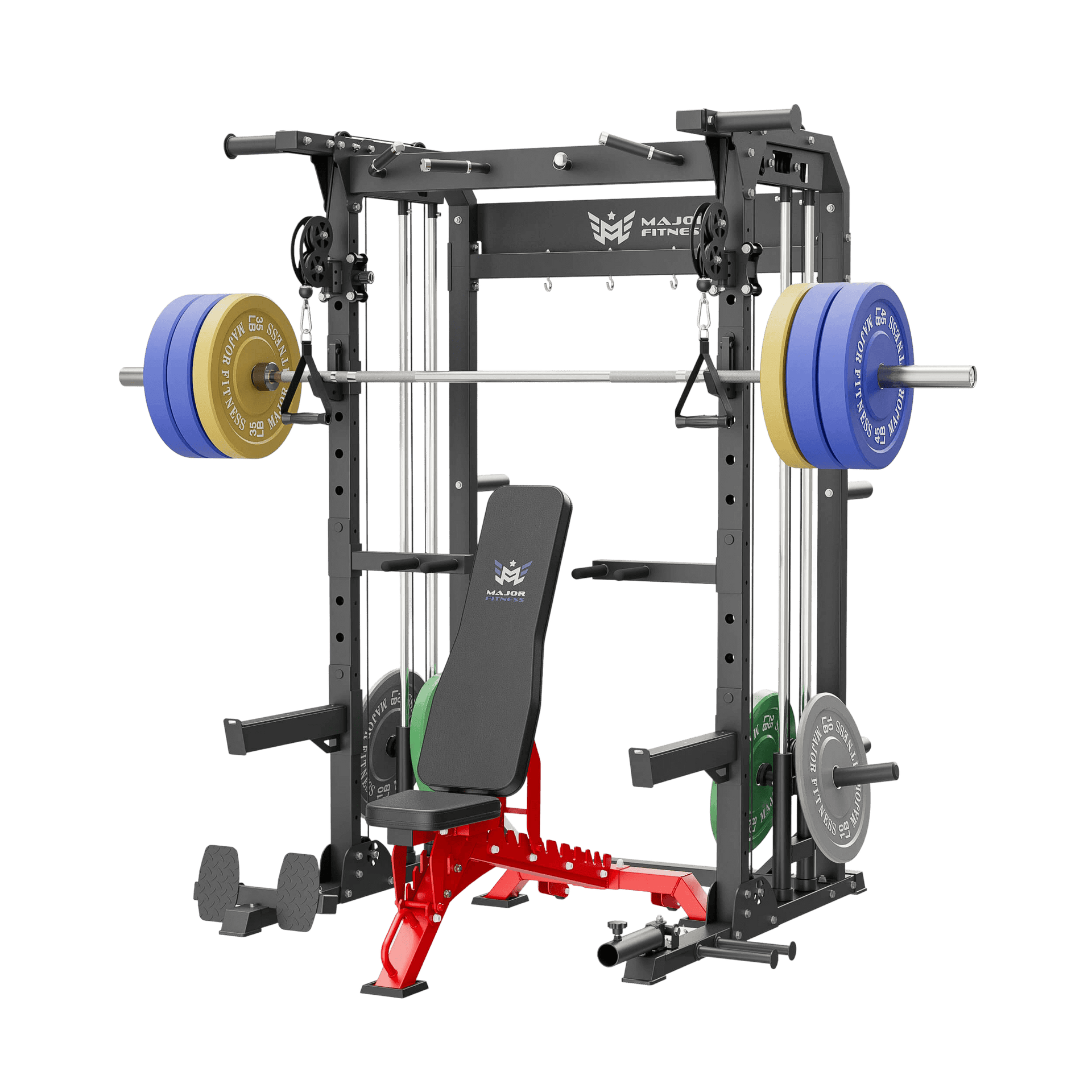 MAJOR FITNESS All-In-One Home Gym Power Rack Package F22